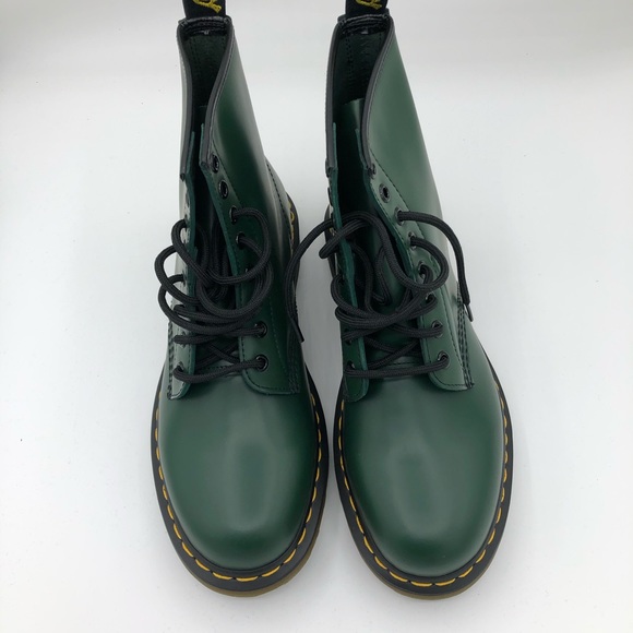 dr martens green shoes